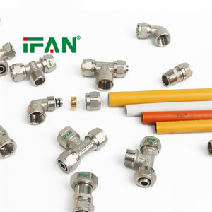 IFAN Raccords de compression en laiton pour la plomberie, pour tubes en <span class=keywords><strong>cuivre</strong></span>, connecteurs à douille et embouts, résistants aux fuites - Product Image 5