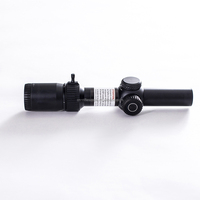 Bravo Optique Tactique Optique Portée Sight Compact 1-6x24 LPVO Deuxième Plan Focal Optique Portée Chasse Vision Nocturne Illumination
