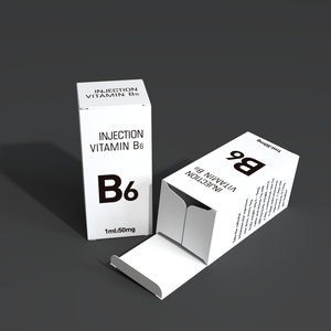 Tùy chỉnh in chất dinh dưỡng tiêm lọ bao bì hộp thuốc chai chất lỏng hộp giấy với chèn tiêm <span class=keywords><strong>vitamin</strong></span> <span class=keywords><strong>B6</strong></span> hộp - Product Image 2