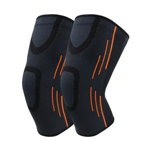 Nylon Compression Knee Sleeve Wraps Support For Running Jogging