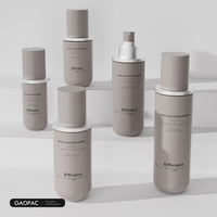 Emballage cosmétique en PET à paroi épaisse 30ml 60ml 80ml 100ml 120ml Flacon de lotion pour soins de la peau de luxe avec bouchon pulvérisateur