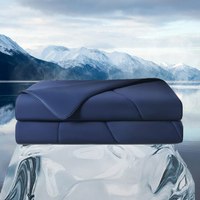 Couette de refroidissement d'été de personnalisation de couette légère de nouvelle mode avec des couvertures de jet de motif solide pour les dormeurs chauds