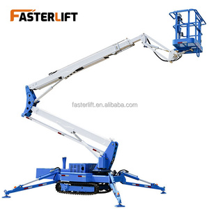 Plateforme élévatrice à chenilles réglable, plateforme élévatrice à chenilles pour travaux en hauteur, plateforme élévatrice pour travaux en hauteur avec godet - Product Image 1