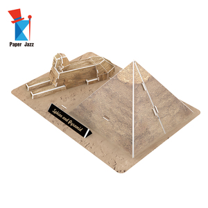 Modèle de <span class=keywords><strong>pyramide</strong></span> en papier 3D, puzzle, jouet cadeau, acceptation des commandes OEM, ODM et DIY - Product Image 5