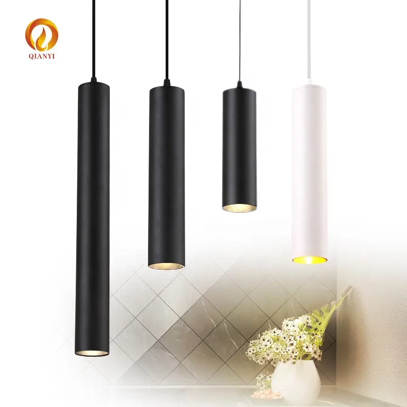 Lampu Gantung Silinder Nordic, Lampu Liontin Vintage Silinder Nordic untuk Ruang Makan Loteng Dekorasi Industri Led Lampu Gantung Dapur Perlengkapan Lampu Luminer