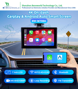 4K Xách Tay Carplay <span class=keywords><strong>Android</strong></span> Tự Động Màn Hình Cảm Ứng IPS Màn Hình Hiển Thị Màn Hình 4K + 1080P DVR 256GB TF Thẻ Đa Phương Tiện Truyền Hình Máy Nghe Nhạc DVD - Product Image 5