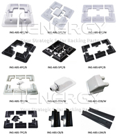 Garniture d'entrée de câble solaire en plastique ABS étanche pour système de montage solaire de camping-car, bateau, motorhome, caravane