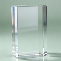 Vente directe d'usine, prix bas, haute qualité, blocs de verre cristallin gravés au laser 3D K9