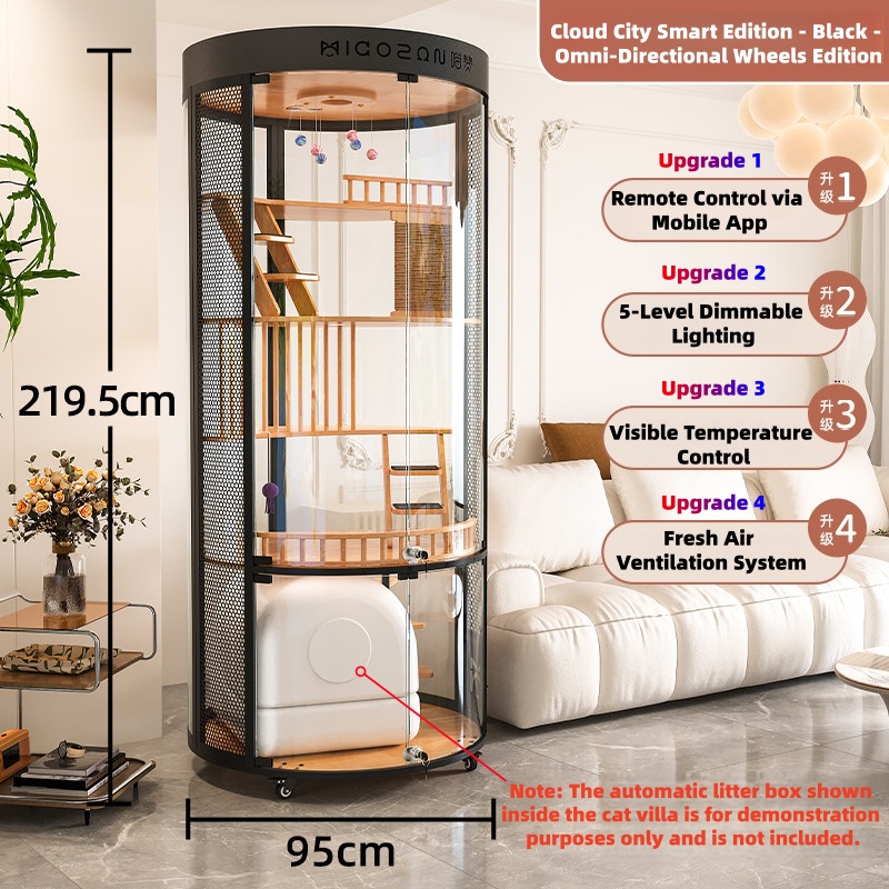 Cloud City Smart Edition Noir Omni-Directionnel Wh