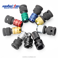 Convertisseur d'entraînement de mandrin de perceuse de haute qualité adaptateur de douille d'outil d'impact de personnalisation multicolore connecteur hexagonal 1/2 carré 1/4 pouces