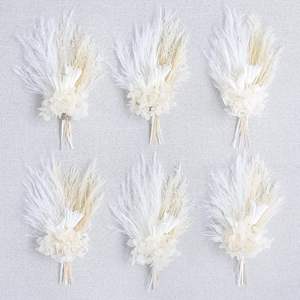 Exquisite Dried Flower Mini Bouquet | Interior Window Decoration Flowers | <strong>Wedding</strong> <strong>Dress</strong> up Small Bouquet Gift 6 Bunches - Product Image 5