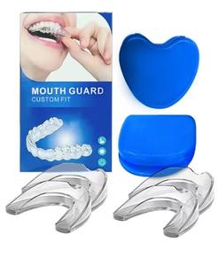 बीपा-मुक्त उबलने और काटने के थर्मोफॉर्मिंग कस्टम माउथगार्ड दांतों को सफेद करने वाले मुंह की ट्रे विरोधी पीस - Product Image 1