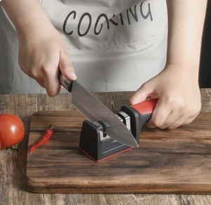 Handheld Quick Knife <b>Sharpener</b> with Three-stage Sharpening Stone for Home Use Perfect for Kitchen Knives and <b>Scissors</b> - Product Image 2