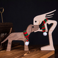 LOGO PERSONNALISÉ maison noël noël maîtresse cadeau en bois artisanat fournitures
