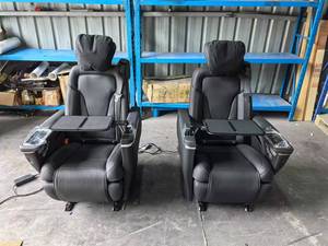 Sedili Posteriori per Auto in Pelle di Lusso Modificati per Mercedes Sprinter Vito Classe V W447 con Tavolino a Scomparsa Interni Originali V250 V300 - Product Image 3