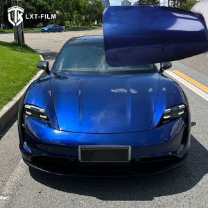 उच्च गुणवत्ता वाले स्व-मरम्मत एंटी स्क्रैच टीपू कार लिंग ब्लू रंग बदलने वाली फिल्म पीफ पालतू कार रैपिंग फिल्म - Product Image 2