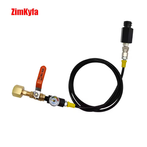 Manguera Externa para Tanque de CO2 de la Máquina SodaStream Tr21-4 con Conexión Rápida de 8 mm y Válvula de Control de Flujo de 60 Pulgadas de Largo, Personalizable OEM - Product Image 2