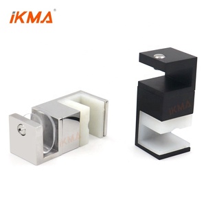 Sistema di porte scorrevoli per doccia guida a pavimento per porte in vetro con pannello fisso inferiore di ricambio in acciaio inossidabile 304 - Product Image 6