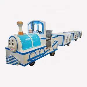 cartoon mini tourist train amusement park thomas trackless train ride for sale