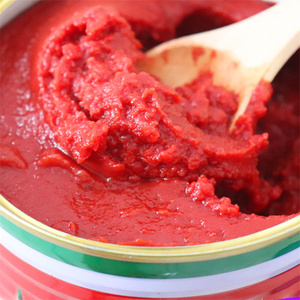 Meilleur prix pour la purée de tomates en conserve, 28-30% Brix, disponible en différentes tailles, avec marque OEM, exportée de l'usine chinoise, sauce <span class=keywords><strong>tomate</strong></span> - Product Image 5