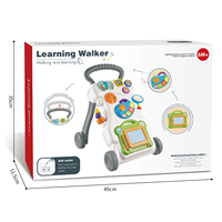 Poussettes pour bébés Walkers 4 en 1 Multifonctionnel Toddler Learning Walking Stroller Activity Center Baby Walker