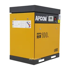 Compressore d'aria industriale a vite 7.5kw compressore d'aria rotativo APCOM 10hp compressore d'aria 7 kw 10 hp 40cfm 35cfm 35 40 cfm con inverter