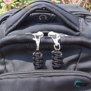 Colorful Paracord Keychains With Metal Clips For Outdoor <b>Camping</b> And <b>Hiking</b> Gear Accessory 10 Pieces Set - Product Image 5
