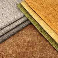 Tissu de canapé de luxe de créateur en gros pour fournisseur, tissu d'ameublement en velours peluche 2026 pour usage domestique