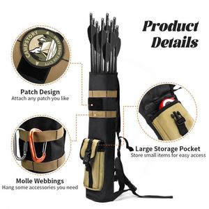 Échantillon gratuit : Sac de transport tactique Mydays pour arc et flèches, durable, étanche, pour la chasse et le tir en extérieur, organiseur de flèches - Product Image 3