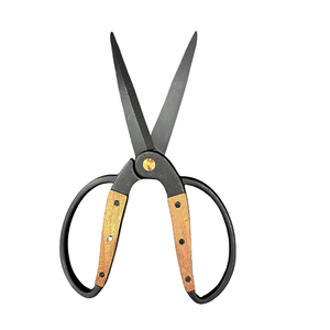 符合人体工程学的木柄盆景剪刀热卖工业不锈钢刀片用于花园修剪的工厂价格为DIY - Product Image 1