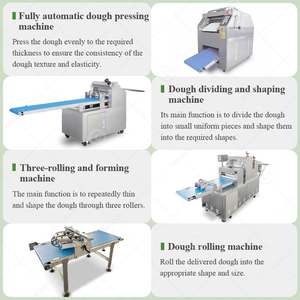 Linea di Produzione Automatica per Croissant con Riscaldamento Elettrico del Burro, Macchina per Pasticceria <span class=keywords><strong>Italiana</strong></span> - Product Image 4