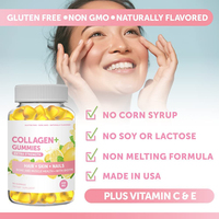 Gummies véganes blanchissantes pour la peau, marque privée OEM/ODM 2026, Gummies au collagène