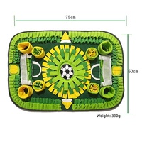 Tapis de reniflement pour chien, jouet de puzzle multi-poches, tapis de recherche de nourriture pour animaux de compagnie, jouet interactif pour le travail olfactif des chiots, alimentation lente