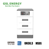 Batterie au lithium Lifepo4 haute tension GSL ENERGY 20 kWh, système d'énergie solaire 11 kW 15 kWh 19 kWh 23 kWh 26 kWh 30 kWh, batterie empilable