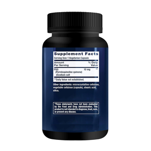 Suplemento de Salud OEM, Cápsulas de Pirroloquinolina Quinona (PQQ) de 10 mg para Promover el Crecimiento de Nuevas Mitócondrias, ATP y Apoyo Energético - Product Image 2