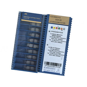 เม็ดมีดคาร์ไบด์เคลือบ GZD3002-FG GS3125 สำหรับเครื่องกลึง CNC รูปทรงสี่เหลี่ยม สำหรับงานกลึงร่องบนเหล็กกล้าไร้สนิม รองรับการผลิตแบบ OEM และปรับแต่งได้ - Product Image 1