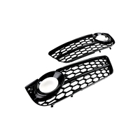 Pour Audi A5 2007-2011 paire nid d'abeille avant antibrouillard couvercle Grille Grill 1522024