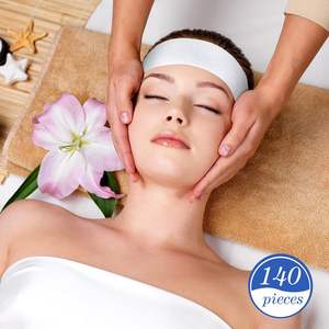 Bandeaux de spa jetables OEM/ODM, bandeaux faciaux doux en non-tissé, bandeaux élastiques pour traitements de beauté, fournitures en gros pour salons et esthéticiennes - Product Image 2