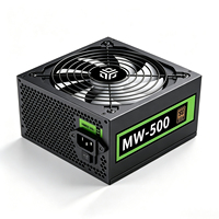 Alimentation PC Gaming Premium RGB 450/550/650/750/850W PRO MW-500 avec Ventilateur Silencieux et Sortie Stable