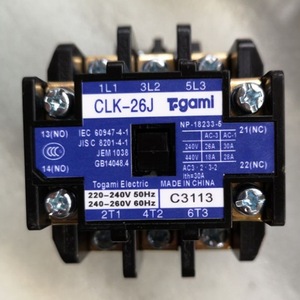 Contacteur magnétique Togami CLK-65H 240V 65A AC pour usage intérieur - Product Image 3