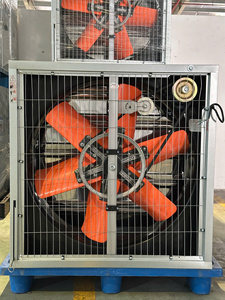 Ventilador Axial Industrial de Extracción, 900mm, Acero Galvanizado, 470rpm, Rodamiento de Manguito, Eléctrico, 380V, Color Gris, Independiente, OEM - Product Image 3