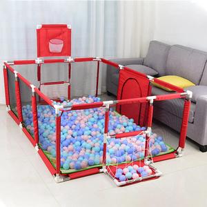 Clôture pour enfants, clôture de basket-ball pour bébé, parc de jeu <span class=keywords><strong>s</strong></span>écurisé, fosse à balles pour enfants, aire de jeux intérieure pour bébé, clôture de parc pour bébé - Product Image 4