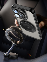 Usine en gros 360 rotation charge sans fil magnétique antichoc mode luxe nouveau design coque de téléphone pour iPhone Samsung