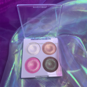 Ombre à paupières en pigments multichromes 4 couleurs, maquillage magique des yeux Pastel <span class=keywords><strong>caméléon</strong></span> Indie métallique duchrome - Product Image 3