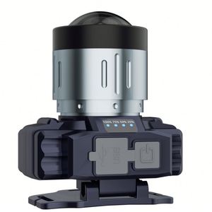 Linterna Frontal WOSEN con Zoom, Detección de Movimiento, ABS, Carga Rápida Tipo-C, Resistente al Agua, para Correr de Noche, Pesca, con Banco de Energía - Product Image 2