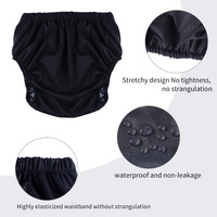Couches-culottes absorbantes pour adultes en tissu non tissé imperméable, protection anti-fuites, lavables, silencieuses, avec barrière anti-fuites