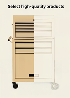 Carrito de Herramientas de Acero de Alta Calidad, Personalizable, Moderno, con Múltiples Cajones, Cierre Suave y Resistente, para Hotel, Taller, Muebles de Exterior