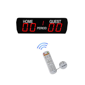YIZHI-Marcador LED electrónico de baloncesto para deportes de interior, tablero digital LED de 5 dígitos para tenis de mesa, voleibol, fútbol - Product Image 4