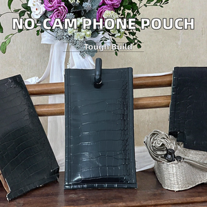 Custodia per telefono Anti-scatto musulmana in pelle sintetica nessuna fotografia consentita per matrimoni e mostre d'arte - Product Image 2