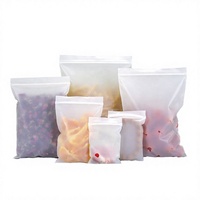 Sacs Ziplock en PLA PBAT givré mat 100 % biodégradable et compostable en amidon de maïs, disponibles en différentes tailles, pour téléphone et appareil photo
